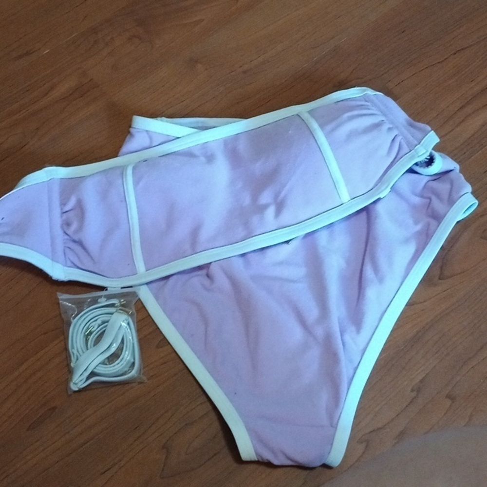 Kona Sol NWOT two-piece terry textured swimsuit